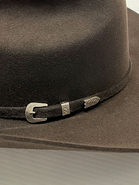 JUSTIN  6X BENT RAIL DYLAN CHOCOLATE - HAT FELTS  - JF0657DYLA