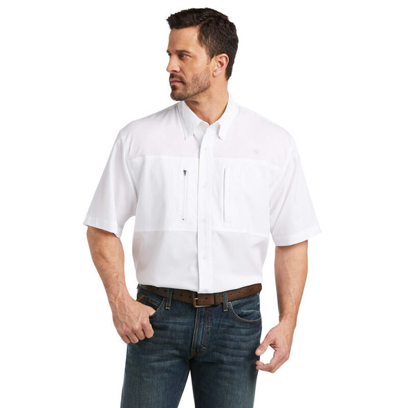 ARIAT VENTTEK CLASSIC WHITE - MENS SHIRT COR - 10034962