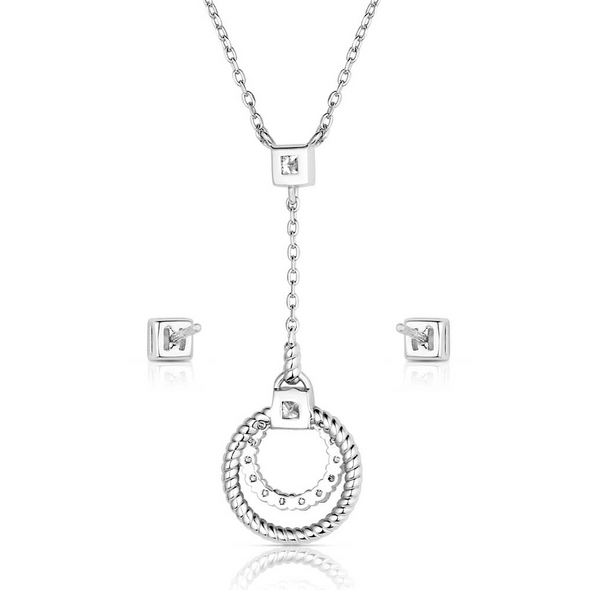 MONTANA SILVERSMITHS TWILIGHT RIATA SET - ACCESSORIES JEWELRY SET - JS6294