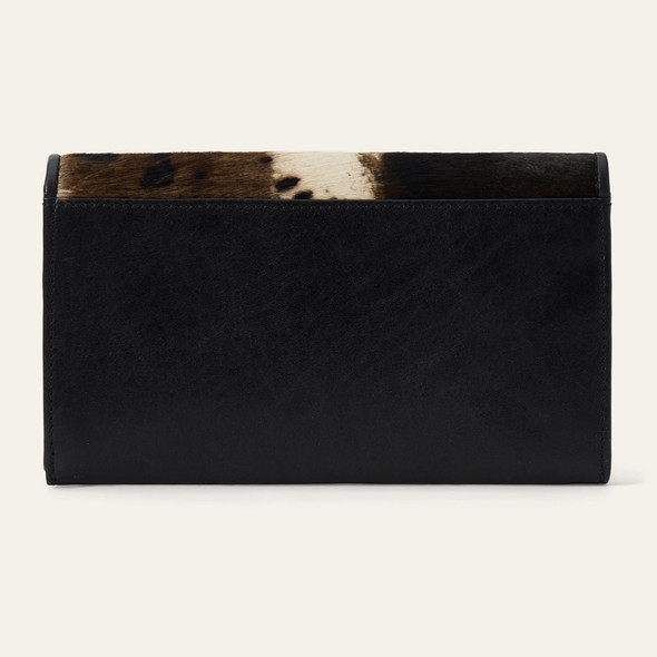 STETSON HAIR ON FLAP BLACK WALLET - ACCESSORIES WALLET  - 9508000-001