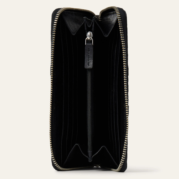 STETSON HIDE ON HAIR BLACK WALLET - ACCESSORIES WALLET  - 9509000-001