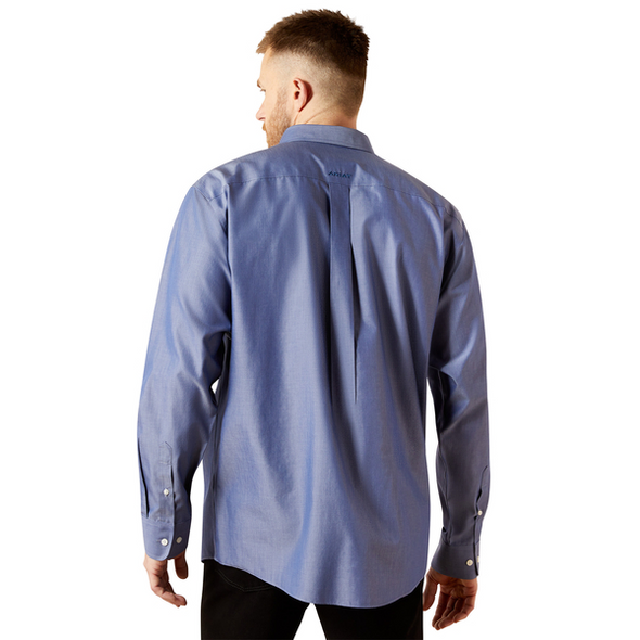 ARIAT WF BLUE SOLID PINPOINT - MENS SHIRT  - 10065842