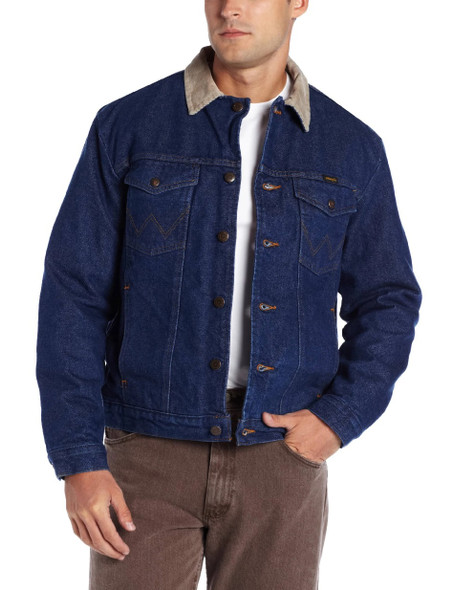 WRANGLER BLANKET LINED DENIM CORDUROY - MENS JACKET  - 74260PW