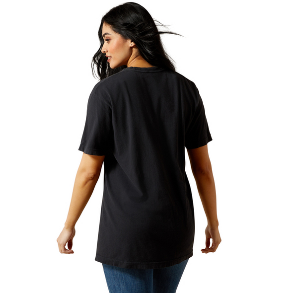 ARIAT BLACK BOOT CLOCHE - LADIES TEE  - 10063756