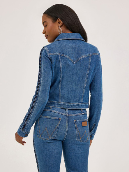 WRANGLER RETRO PARTY UNLINED DENIM - LADIES JACKET  - 112371721