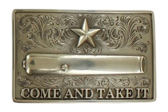 NOCONA RECTANGLE COME AND TAKE IT - ACC BUCKLE  - 37103
