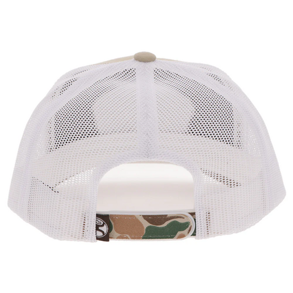 HOOEY "OUTFITTERS" TAN WHITE CAMO - HATS CAP  - 6026T-TNWH