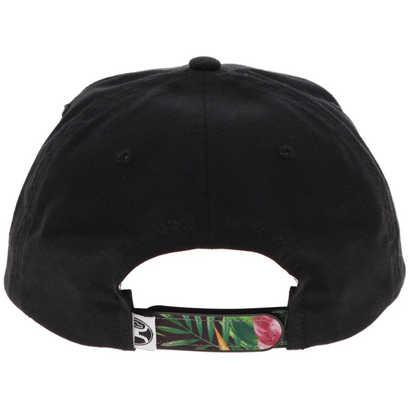 HOOEY BAD COMPANY BLACK FLORAL - HATS CAP  - BC003T-BKFL