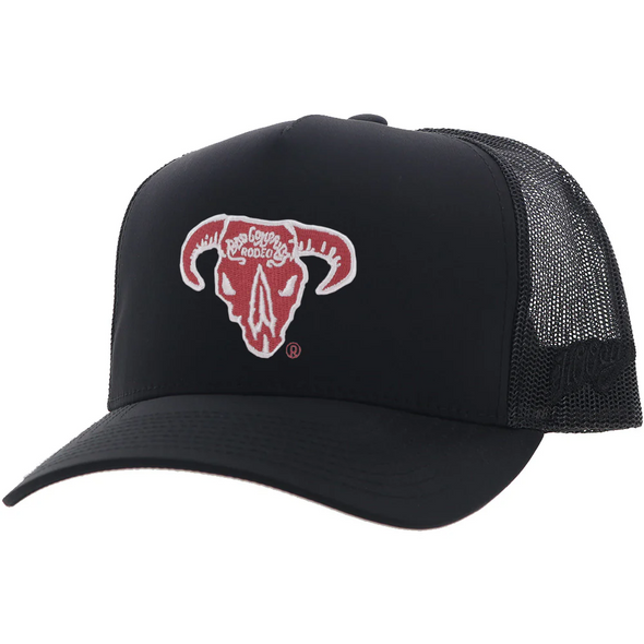 HOOEY BAD COMPANY BLACK W/RED LOGO - HATS CAP  - BC006T-BK