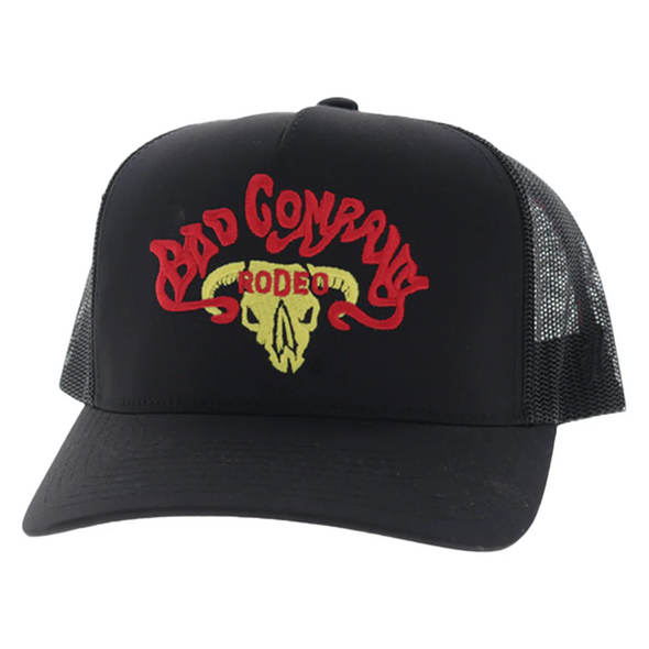 HOOEY BAD COMPANY BLACK/RED/YELLOW - HATS CAP  - BC004T-BK