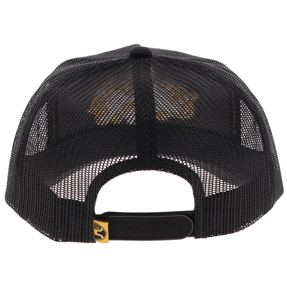 HOOEY BAD COMPANY BLACK W/YELLOW - HATS CAP  - BC005T-BK