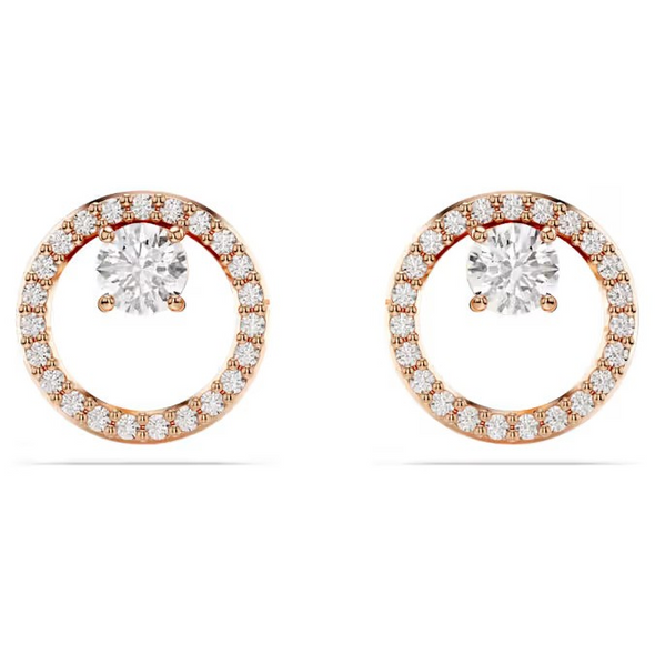 SWAROVSKI CONSTEALLA STUD ROSE GOLD TONE - ACCESSORIES JEWELRY EARRINGS - 5692263