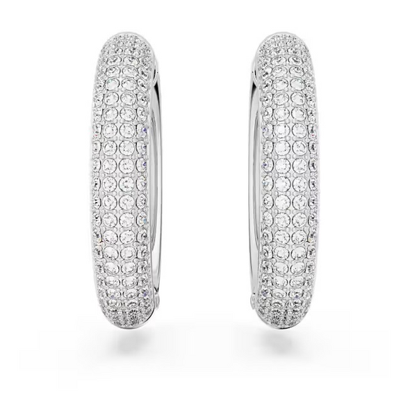 SWAROVSKI DEXTERA HOOP MEDIUM WHITE - ACCESSORIES JEWELRY EARRINGS - 5689690