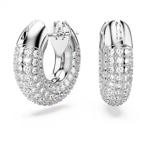 SWAROVSKI DEXTERA HOOP SMALL WHITE - ACCESSORIES JEWELRY EARRINGS - 5689680