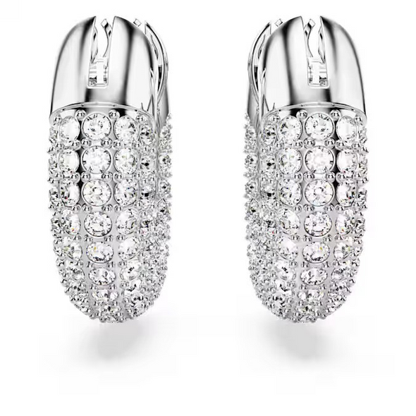 SWAROVSKI DEXTERA HOOP SMALL WHITE - ACCESSORIES JEWELRY EARRINGS - 5689680