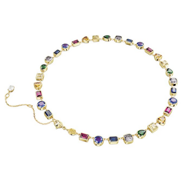 SWAROVSKI IMBER MULTICOLORED GOLD TONE - ACCESSORIES JEWELRY NECKLACE - 5662915