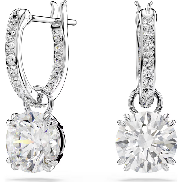 SWAROVSKI STILLA DROP WHITE RHODIUM - ACCESSORIES JEWELRY EARRINGS - 5649007