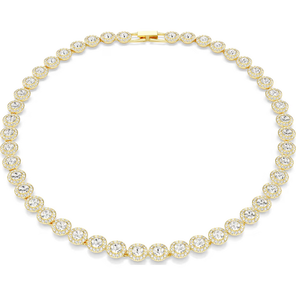 SWAROVSKI UNA ANGELIC WHITE GOLD-TONE - ACCESSORIES JEWELRY NECKLACE - 5720505