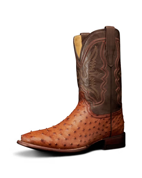 TECOVAS THE EMMIT II PECAN OSTRICH - BOOT MENS WESTERN - M10095PEC