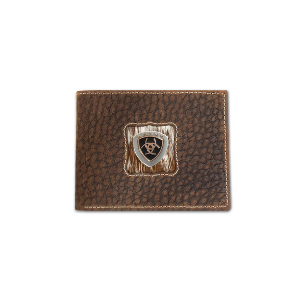 ARIAT BIFOLD CALF HAIR PATCH BROWN - ACCESSORIES WALLET  - A3566802