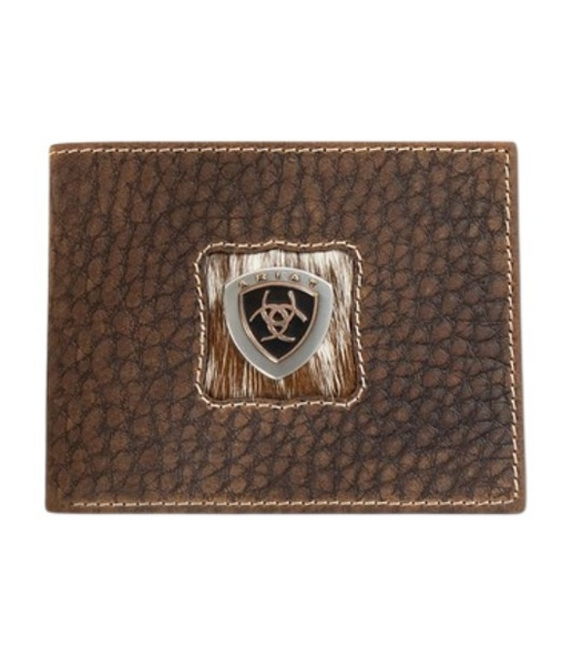 ARIAT BIFOLD CALF HAIR PATCH BROWN - ACCESSORIES WALLET  - A3566802