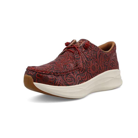 TWISTED X TOOLED FEATHER CASUAL RIO RED - FOOTWEAR LADIES  - WCAU024