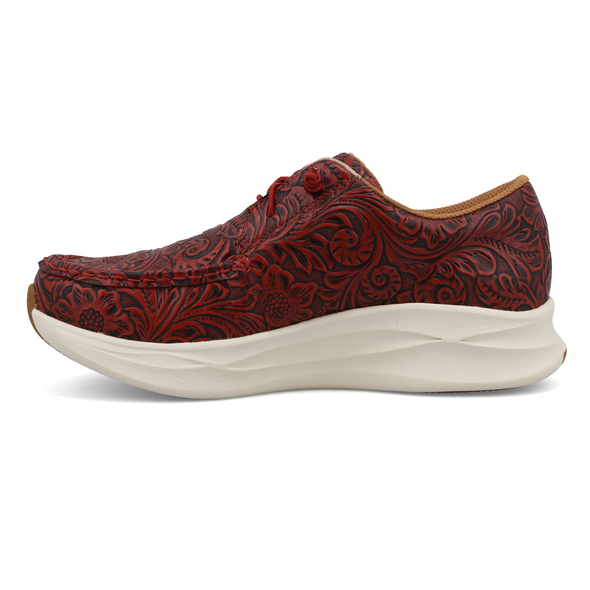 TWISTED X TOOLED FEATHER CASUAL RIO RED - FOOTWEAR LADIES  - WCAU024