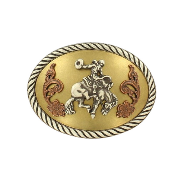 NOCONA OVAL SADDLE BRONC RIDER - ACC BUCKLE  - 37014