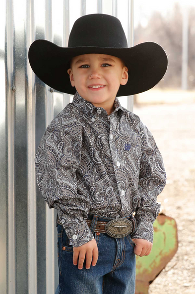 CINCH BABY MULTI PASILEY PRINT - KIDS BOYS SHIRT - MTW7062397