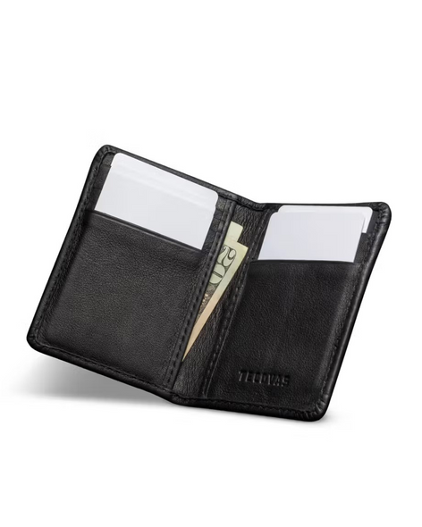 TECOVAS COWHIDE BIFOLD CASE MIDNIGHT - ACCESSORIES WALLET  - 30346MDT
