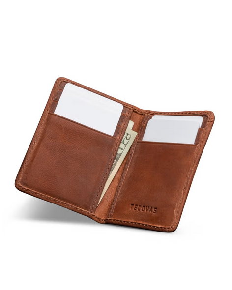 TECOVAS GOAT BIFOLD CARD CASE SCOTCH - ACCESSORIES WALLET  - 30348SCO