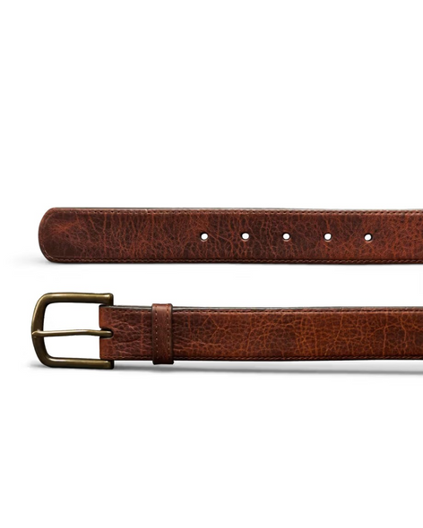 TECOVAS BISON BELT II BURNT UMBER - ACCESSORIES BELT MEN - M30336BUM