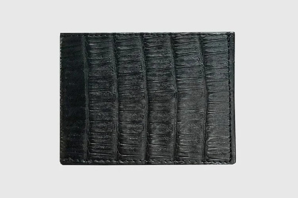 STETSON BIFOLD CAIMAN LEATHER BLACK - ACCESSORIES WALLET  - 9807002-014