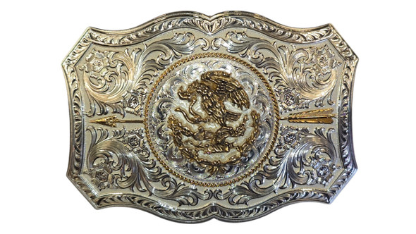 MONTANA SILVERSMITHS MEXICO EAGLE GOLD ARROW - ACC BUCKLE  - 45710-674