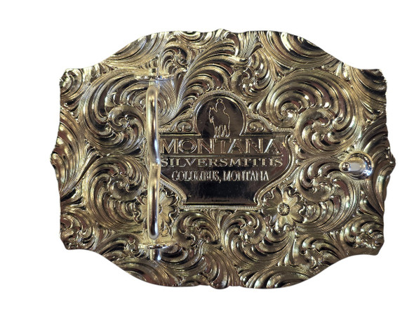 MONTANA SILVERSMITHS TRIPLE CROSS CRACKED EARTH - ACC BUCKLE  - 43810-855
