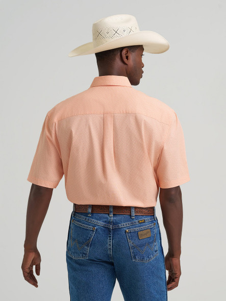 WRANGLER GEORGE STRAIT PEACH PRINT - MENS SHIRT  - 112374611