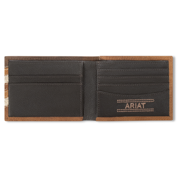 ARIAT BIFOLD CHEVRON PATCHWORK TAN - ACCESSORIES WALLET  - A3563897