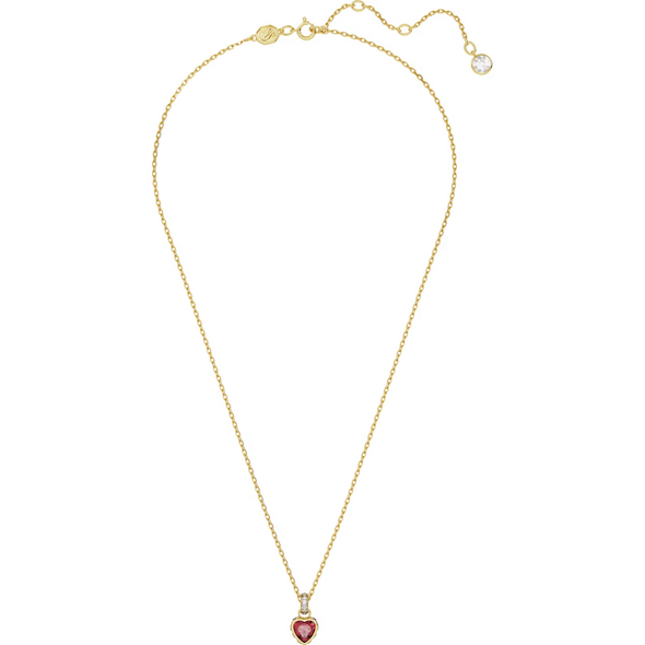 SWAROVSKI CHROMA PENDANT RED HEART - ACCESSORIES JEWELRY NECKLACE - 5648750