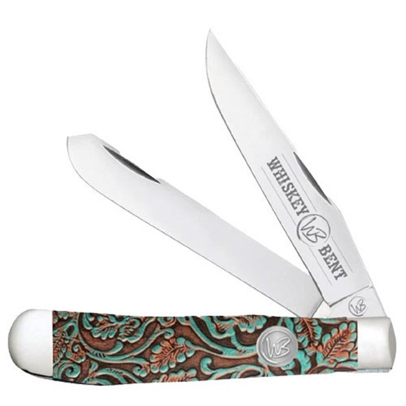 Whiskey Bent Hat Co. TOOLED RANCHER TRAPPER - ACC KNIVES  - WB11-63