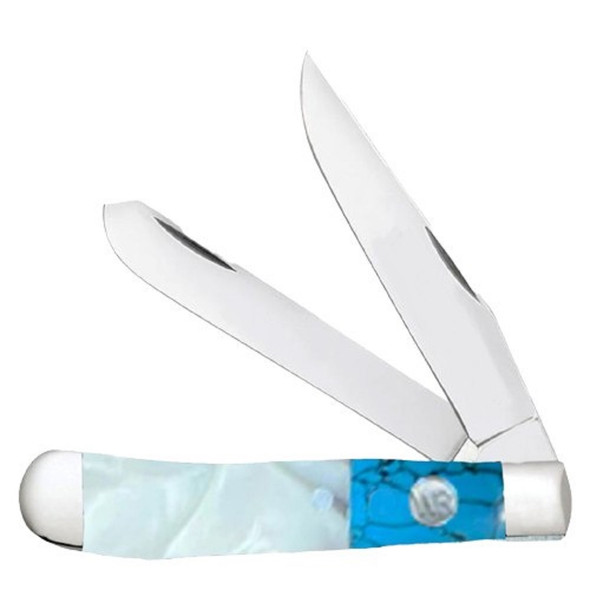 Whiskey Bent Hat Co. PEARL  AGATE TRAPPER - ACC KNIVES  - WB11-79