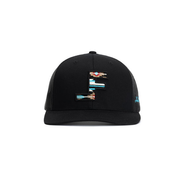 LANE FROST BLACK AZTEC LF LOGO - HATS CAP  - AZTEC