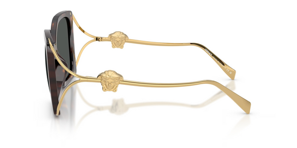 VERSACE LARGE SQUARE HAVANA BROWN - SUNGLASS VERSACE  - 4502U108/87