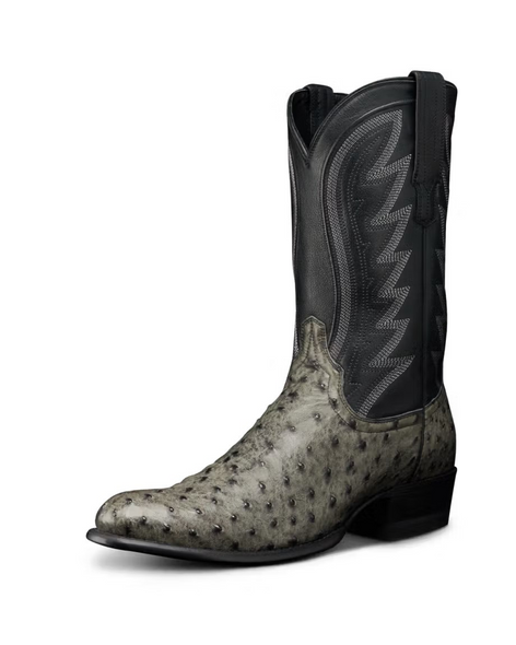 TECOVAS THE WYATT GRAPHITE OSTRICH - BOOT MENS WESTERN - M10077GPT