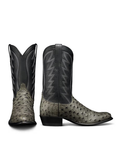 TECOVAS THE WYATT GRAPHITE OSTRICH - BOOT MENS WESTERN - M10077GPT