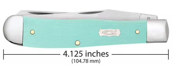 CASE SMOOTH TRAPPER SEAFOAM - ACC KNIVES  - 18100