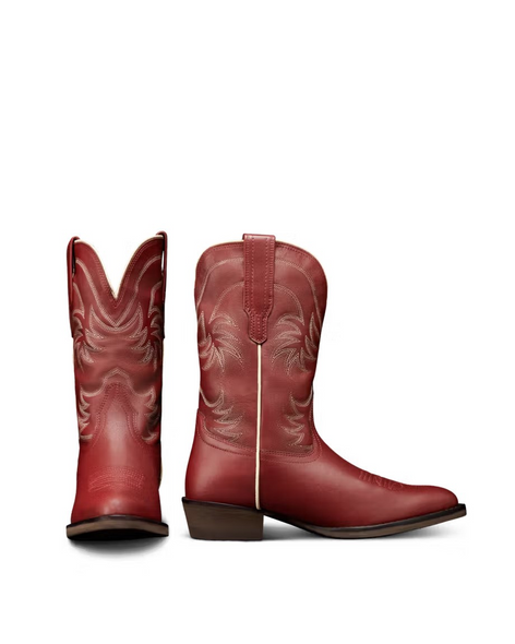 TECOVAS THE ANNIE KID SCARLET COWHIDE - BOOT KIDS GIRLS - 80003SCR
