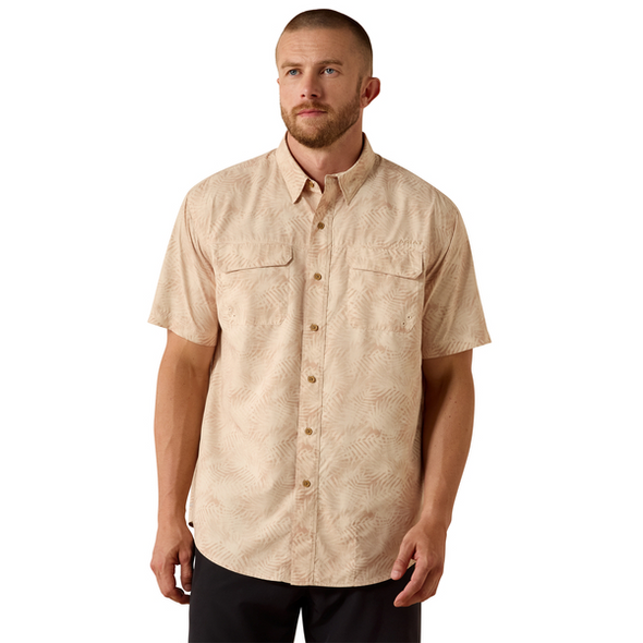 ARIAT PRINTED VENTTEK CREME BRULEE - MENS SHIRT  - 10071052