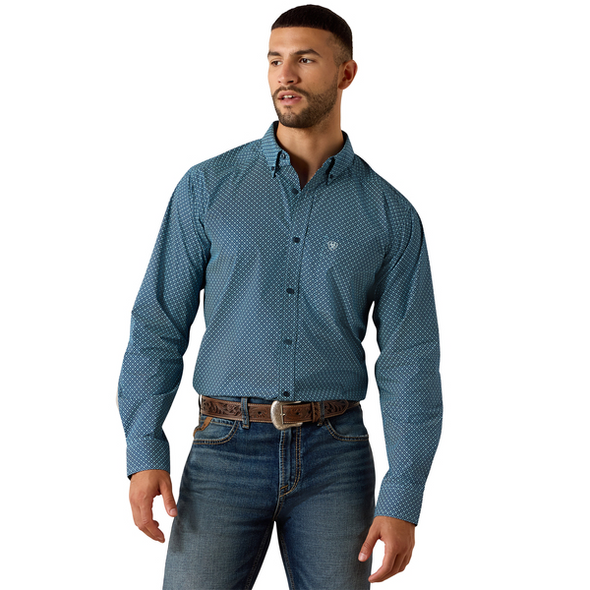 ARIAT JORDI FITTED POSEIDON GEO - MENS SHIRT  - 10071600