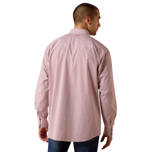 ARIAT TRUTH CLASSIC FIT BRICK RED - MENS SHIRT  - 10071723