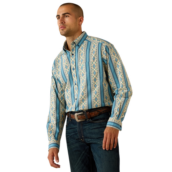 ARIAT JADEN CLASSIC FIT SUMMER MELON - MENS SHIRT  - 10071612